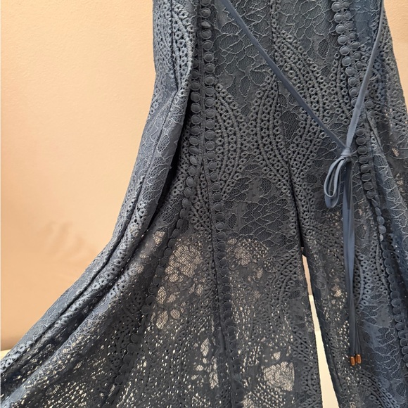 Palm Springs Lace Jumpsuit Midnight Blue - Picture 4 of 9